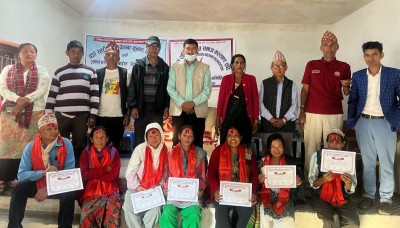  अन्तरजातीय विवाह गर्ने ४० जोडीलाई गाउँपालिकाको सम्मान 